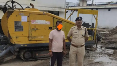 राजनांदगांव स्टेशन पर सिग्नल केबल क्षतिग्रस्त करने वाले एचडीडी मशीन चालक गिरफ्तार