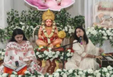 सुंदरकांड पाठ एवं भक्त शिरोमणि हनुमान जी की दिव्य झांकी से नारायण महामहोत्सव का हुआ शंखनाद