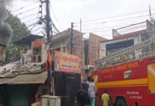 बढ़ईपारा इलाके के किराना दुकान में लगी अचानक आग, कोई हताहत नहीं