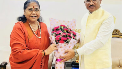 मुख्यमंत्री साय से राष्ट्रीय पिछड़ा वर्ग आयोग की अध्यक्ष साध्वी निरंजन ज्योति ने की सौजन्य भेंट मुख्यमंत्री साय से राष्ट्रीय पिछड़ा वर्ग आयोग की अध्यक्ष साध्वी निरंजन ज्योति ने की सौजन्य भेंट