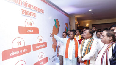 मुख्यमंत्री साय ने प्रधानमंत्री मोदी के कार्यकाल की उपलब्धियों पर आधारित प्रदर्शनी का अवलोकन किया