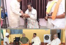 प्रधानमंत्री के 12 वर्ष पूर्ण होने पर वन मंत्री ने पद्मश्री हेमचंद एवं साहित्यकार शिव कुमार का किया सम्मान