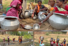 कौशलनार में गहराया पेयजल संकट, नाले का पानी पीने को मजबूर ग्रामीण