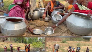 कौशलनार में गहराया पेयजल संकट, नाले का पानी पीने को मजबूर ग्रामीण