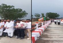 पूर्व विधायक का अनोखा कदम, नवनिर्मित पुल का किया उद्घाटन