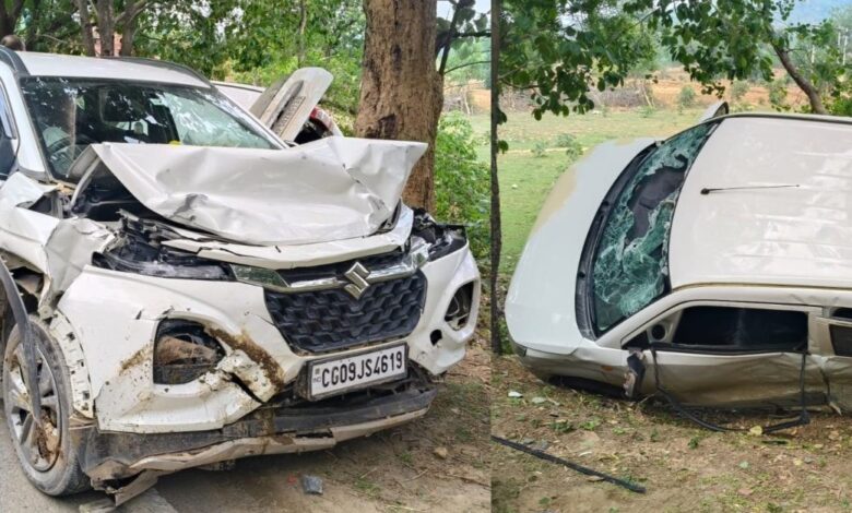 दर्दनाक सड़क हादसा, दो कारों की टक्कर में एक की मौत, चार घायल