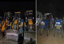 जीपीएम जिले में अवैध खनन पर बड़ी कार्रवाई, 3 जेसीबी और 3 ट्रैक्टर जब्त