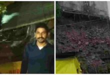 ओंकारेश्वर में बड़ा हादसा टला, मलबा गिरने से चार दुकानें हुईं क्षतिग्रस्त