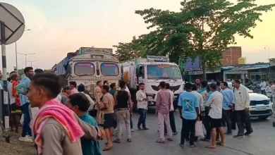 ट्रक हादसे में युवक की मौत के बाद हाईवे जाम, परिजनों को 10 लाख मुआवजे पर बनी सहमति