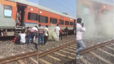 ट्रेन के जनरल कोच से धुआं निकलने पर हड़कंप, लूणी के पास रोकी गई ट्रेन