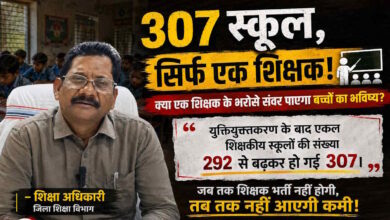 शिक्षा व्यवस्था पर बड़ा सवाल, जिले के 307 प्राथमिक स्कूलों में सिर्फ एक-एक शिक्षक