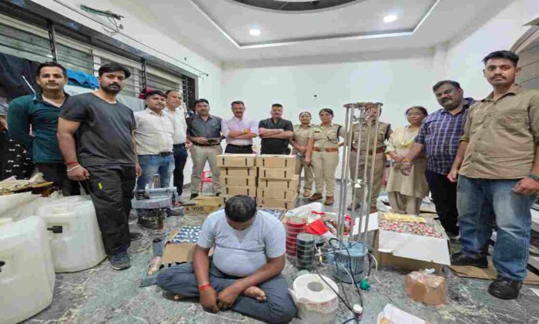 तुलसी नगर में आबकारी विभाग की बड़ी कार्रवाई, अवैध शराब बनाने की फैक्ट्री पकड़ी गई