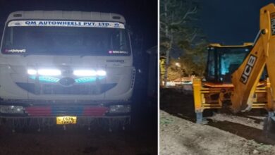 अवैध उत्खनन, परिवहन और भंडारण में लगे 8 वाहनों को किया जब्त