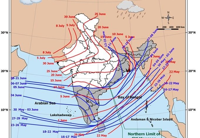 मानसून फिर से सक्रिय हुआ मानसून फिर से सक्रिय हुआ