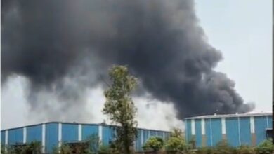 पोरवाल ऑयल फैक्ट्री में लगी आग