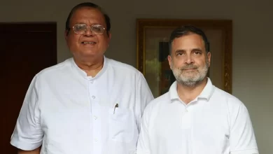 राहुल गाँधी से अमितेश शुक्ल ने की मुलाकात