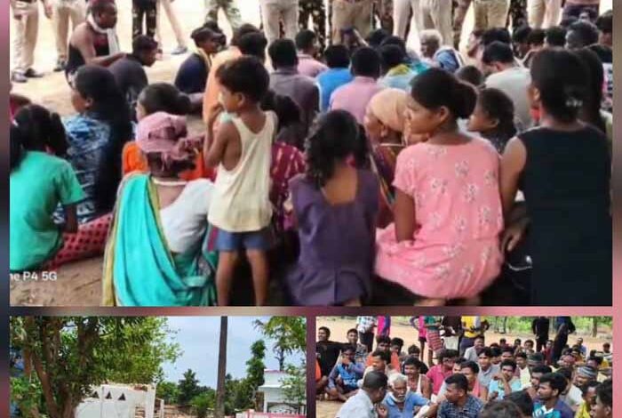 ग्रामीणों ने धर्मांतरित महिला के घर की बाउंड्रीवाल तोडी, गांव में तनाव का माहाैल