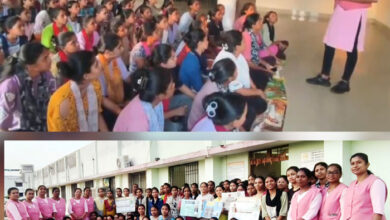 महिला पुलिस ने छात्राओं को साइबर अपराध व महिला अधिकारों की दी जानकारी महिला पुलिस ने छात्राओं को साइबर अपराध व महिला अधिकारों की दी जानकारी
