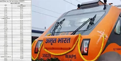 गाड़ी संख्या 08411 ब्रह्मपुर-उधना के मध्य पहली बार अमृत भारत एक्सप्रेस स्पेशल ट्रेन रायपुर से गुजरेगी गाड़ी संख्या 08411 ब्रह्मपुर-उधना के मध्य पहली बार अमृत भारत एक्सप्रेस स्पेशल ट्रेन रायपुर से गुजरेगी