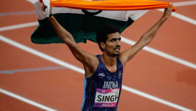 वित्त मंत्री चौधरी ने रजत पदक विजेता गुलवीर सिंह को दी बधाई वित्त मंत्री चौधरी ने रजत पदक विजेता गुलवीर सिंह को दी बधाई