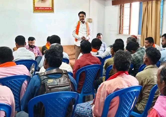 भाजपा मंडल भानपुरी की हुई मासिक बैठक भाजपा मंडल भानपुरी की हुई मासिक बैठक