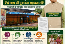 मुख्यमंत्री कैंप कार्यालय बगिया की त्वरित पहल से आकाशीय बिजली से मृत व्यक्ति के परिजनों को मिली 4 लाख की आर्थिक सहायता