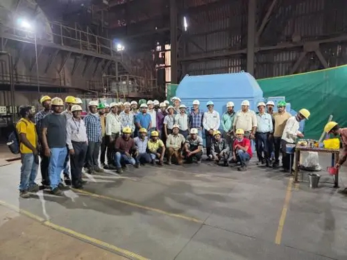 बीएसपी ने 8.4 मेगावाट वेस्ट गैस फैन मोटर का अनुरक्षण कर रचा नया कीर्तिमान बीएसपी ने 8.4 मेगावाट वेस्ट गैस फैन मोटर का अनुरक्षण कर रचा नया कीर्तिमान