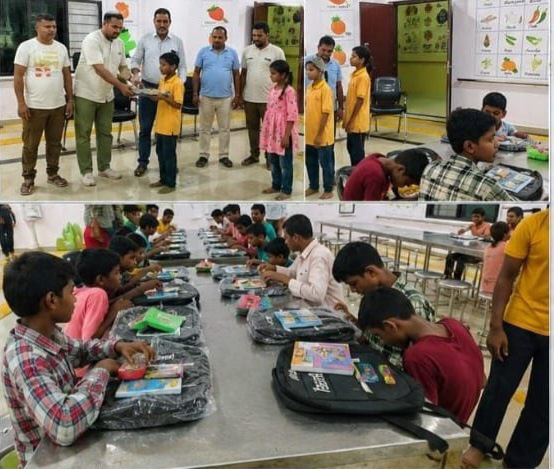 दिशांत संजीवनी ने दिव्यांग पुनर्वास केंद्र में 38 छात्रों को शैक्षणिक सामग्री का किया वितरण 