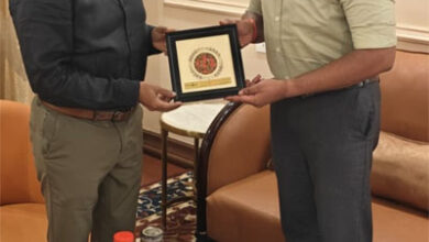 भारत सरकार के पर्यटन मंत्रालय के अतिरिक्त सचिव एवं महानिदेशक बिल्ला का रायपुर एयरपोर्ट पर हुआ आत्मीय स्वागत