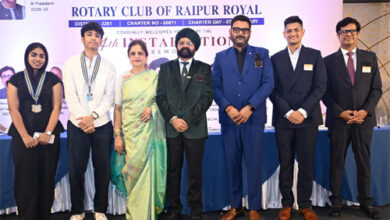 रोटरी क्लब ऑफ रायपुर रॉयल, रोटरेक्ट व इंटरेक्ट क्लब की नई कार्यकारिणी ने ग्रहण किया पदभार रोटरी क्लब ऑफ रायपुर रॉयल, रोटरेक्ट व इंटरेक्ट क्लब की नई कार्यकारिणी ने ग्रहण किया पदभार