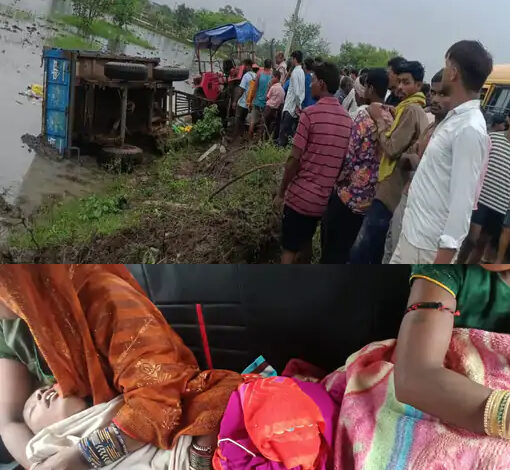 मजदूरों से भरा ट्रैक्टर पलटने से 2 की मौत, 6 घायल मजदूरों से भरा ट्रैक्टर पलटने से 2 की मौत, 6 घायल