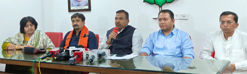 नक्सलियों की संरक्षक है कांग्रेस : भाजपा नक्सलियों की संरक्षक है कांग्रेस : भाजपा