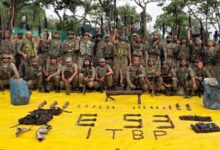 नक्सली डंप से 15 किलो वजनी आईईडी सहित हथियार बरामद