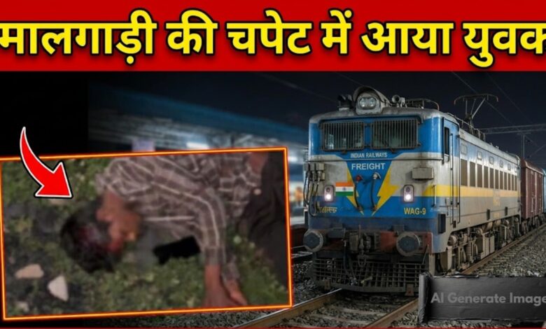 मोबाइल पर बात करते ट्रैक पार कर रहा युवक मालगाड़ी की चपेट में आया मोबाइल पर बात करते ट्रैक पार कर रहा युवक मालगाड़ी की चपेट में आया