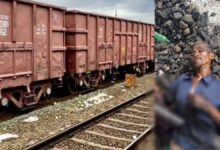 चलती मालगाड़ी की चपेट में आया अधेड़, मौके पर हुई दर्दनाक मौत
