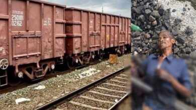 चलती मालगाड़ी की चपेट में आया अधेड़, मौके पर हुई दर्दनाक मौत