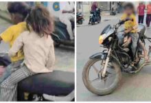 नाबालिग द्वारा तीन पहिया वाहन चलाने का वीडियो वायरल, सुरक्षा पर सवाल