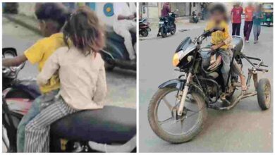 नाबालिग द्वारा तीन पहिया वाहन चलाने का वीडियो वायरल, सुरक्षा पर सवाल