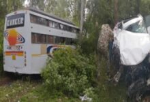 तेज रफ्तार बस ने कार को मारी टक्कर, कोंडागांव में चालक की मौत