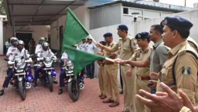 ट्रैफिक जाम से निपटने के लिए पुलिस की क्विक रिस्पॉन्स टीम को मिली 10 नई हाई-स्पीड बाइक
