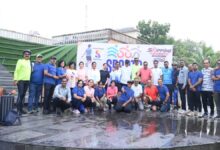 तेलीबांधा गार्डन में स्किपिंग इवेंट, फिटनेस के लिए जुटे सैकड़ों प्रतिभागी