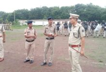 जांजगीर पुलिस ने किया बलवा ड्रिल अभ्यास, जवानों को दिए कानून-व्यवस्था के निर्देश