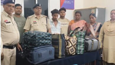 GRP की बड़ी कार्रवाई बिलासपुर स्टेशन से 27.57 लाख का गांजा बरामद, चार आरोपी गिरफ्तार