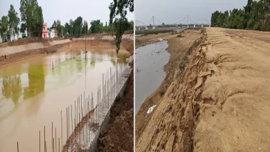 राजिम मेला मार्ग निर्माण पर विवाद, सेलेक्टेड सॉइल की जगह तालाब की मिट्टी लगाने का आरोप