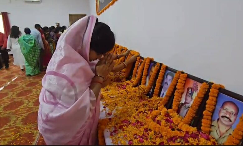 12 जुलाई 2009 के वीरों को नमन, पुलिस लाइन में हुई श्रद्धांजलि सभा