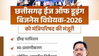 छत्तीसगढ़ विधानसभा से पारित हुआ ईज ऑफ डूइंग बिजनेस विधेयक-2026