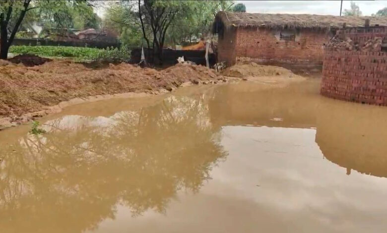 डोंगरगढ़ में पहली बारिश में हुआ जलभराव