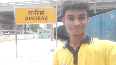 अमृत भारत स्टेशन योजना: सरोना के स्कूली बच्चों ने ली सेल्फी विथ स्टेशन