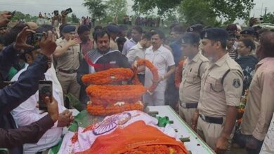 पद्म विभूषण डॉ. तीजन बाई का पार्थिव देह पंचतत्व में विलीन