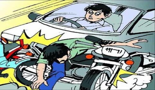 अज्ञात वाहन की टक्कर से बाइक सवार युवक की मौत अज्ञात वाहन की टक्कर से बाइक सवार युवक की मौत